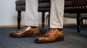 کفش چرم مردانه