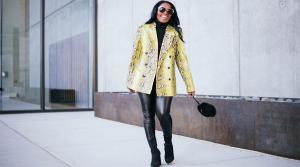 اصول ست کردن شلوار چرم زنانه