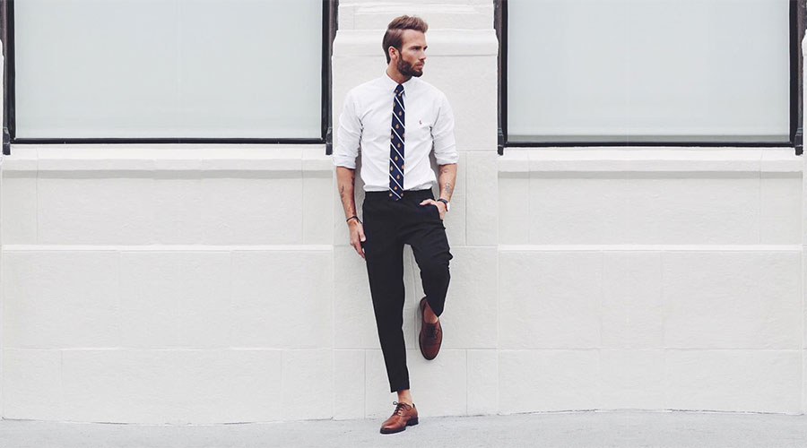 تیپ رسمی مردانه بدون کت