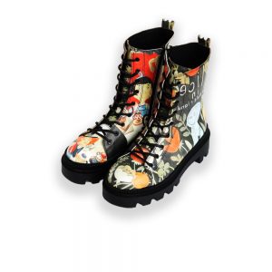 نیم بوت زنانه دندی مدل alice in wonderland کد dnd-lng03