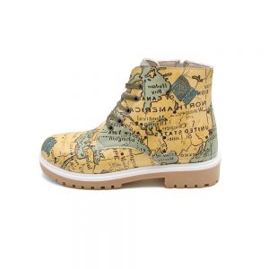 نیم بوت زنانه دندی مدل map کد dnd-shb01